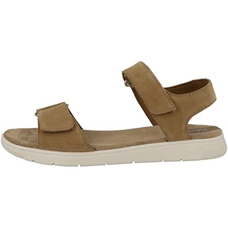 Geox D Dandra, Sandalia, marrón Claro, 39 EU