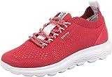 Geox D SPHERICA A, Zapatillas, Mujer, Rojo Red, 38 EU