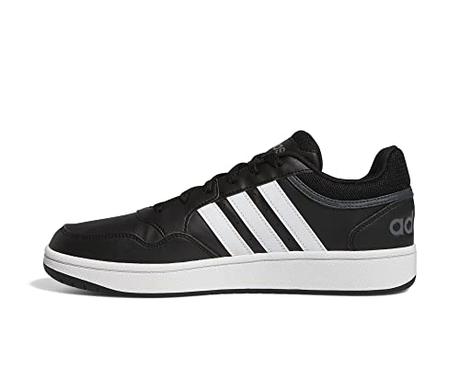 adidas Hoops 3.0 Low Classic Vintage Shoes, Zapatillas Hombre, Core Black/FTWR White/Grey Six, 41 1/3 EU