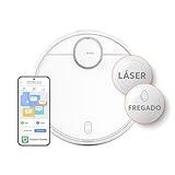 Xiaomi Robot Vacuum S12 - Robot Aspirador y fregasuelos con Sistema Inteligente de navegación láser (LDS), succión de 4000 Pa, rutas de Limpieza en Zigzag, Blanco