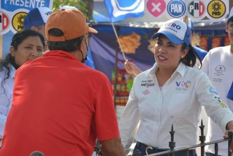 Vero Rodríguez se compromete a defender y mejorar los programas sociales en su campaña al Senado