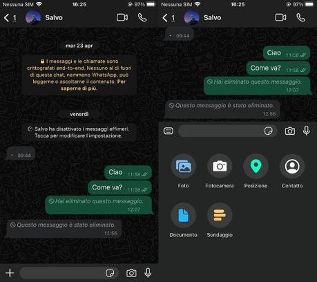 Cómo enviar una conversación de WhatsApp a otro contacto