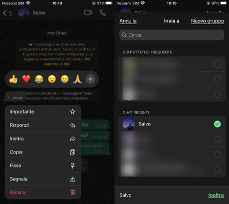 Cómo enviar una conversación de WhatsApp a otro contacto Cómo enviar una conversación de WhatsApp a otro contacto