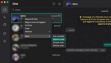 Cómo enviar una conversación de WhatsApp a otro contacto