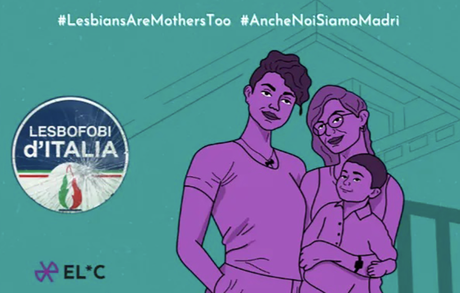 LesbiansAreMothersToo #AncheNoiSiamoMadri «¡La extrema derecha perdió contra nosotras, las lesbianas!»