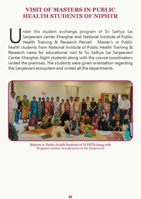 Sai Sanjeevani Newsletter April 2024 Edition