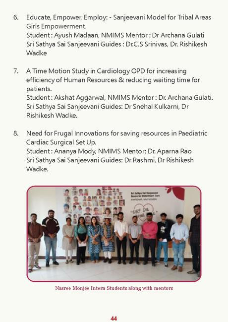 Sai Sanjeevani Newsletter April 2024 Edition