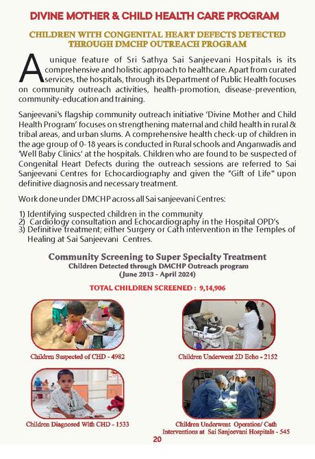 Sai Sanjeevani Newsletter April 2024 Edition