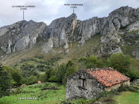 Tielve-Bierru-La Cabecina Quemada (Peña Maín)-Argandobín-Dobru