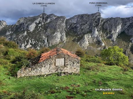 Tielve-Bierru-La Cabecina Quemada (Peña Maín)-Argandobín-Dobru