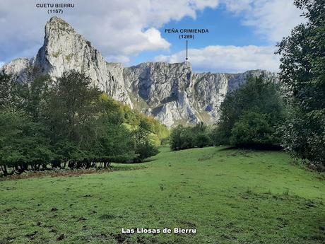 Tielve-Bierru-La Cabecina Quemada (Peña Maín)-Argandobín-Dobru