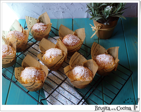 Magdalena limón con almibar Magdalena limón con almibar