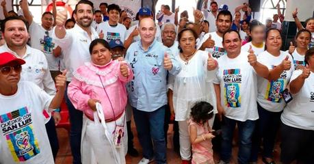 Unión de Comerciantes Zona Centro apoya la reelección de Enrique Galindo para un San Luis más próspero