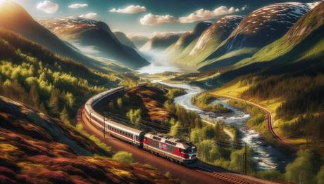Tren Oslo-Bergen, un viaje realmente hermoso a través de la magia de Noruega