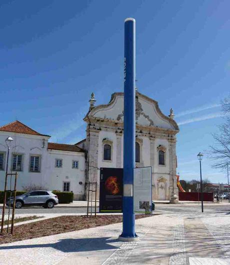 Planetario a escala en Estremoz