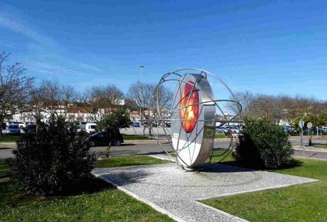 Planetario a escala en Estremoz