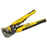 STANLEY FMHT0-96230, Alicate Pelacables Automático Fatmax 20.3 cm, Mango ergonómico, Fácil agarre, Muelle de retorno, Rueda de sujeción, Apertura de mordaza de 0.2 a 6 mm² con Longitud de 6 a 18 mm