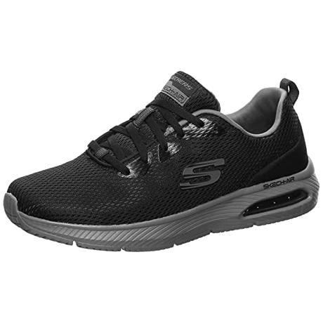 El Mejor 10 skechers hombre memory foam de 2024: La Elección de los Especialistas Skechers DYNA-AIR, Zapatillas Hombre, Black Mesh/Charcoal Trim, 42 EU