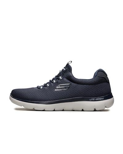 Skechers Summits, Zapatillas de Deporte Hombre, Navy Mesh Trim, 43 EU