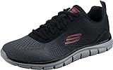 Skechers 232399, Zapatillas Hombre, Black Mesh/Charcoal Trim, 40 EU