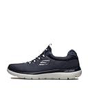 Skechers Summits, Zapatillas de Deporte Hombre, Navy Mesh Trim, 43 EU
