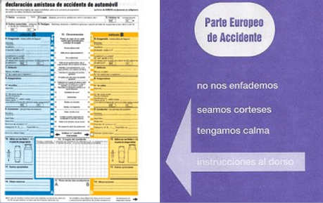 Cartas de amor y partes de accidente