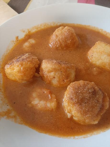 ALBÓNDIGAS DE MERLUZA Y GAMBAS