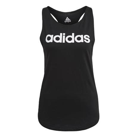 adidas Mujer Essentials Loose Logo Camiset de tirantes, Black/White, XS