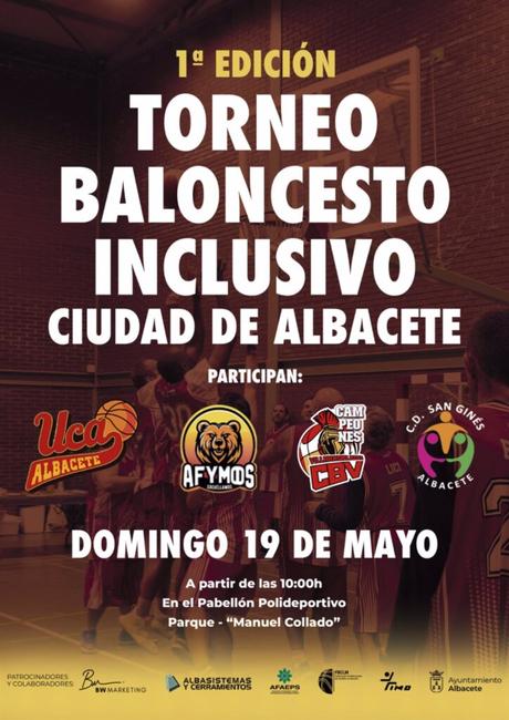 Este domingo se celebra el I Torneo de Baloncesto Inclusivo ‘Ciudad de Albacete’