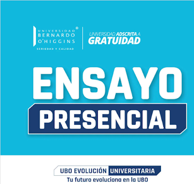 Universidad Bernardo O' Higgins invita a realizar ensayo PAES de 1° a 4° medio y egresados.