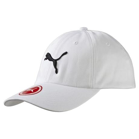 PUMA Unisex adulto Gorra, Blanco, M