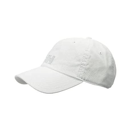Helly Hansen Logo Cap, Gorra Unisex 100 Algodón Para Protegerse Del Sol Durante Actividades Al Aire Libre Hombre, Blanco, Talla Única