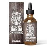 Viking Revolution - Aceite Barba Hombre - Argan y Jojoba - Favorece el Crecimiento de la Barba - Suaviza y Fortalece la Barba y el Bigote de los HOmbres - Aceite Barba Natural Sin Aroma - 30 ml