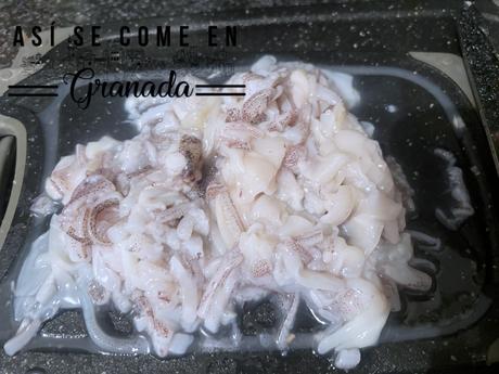 Chipirones Rellenos de Cebolla Chipirones Rellenos de Cebolla