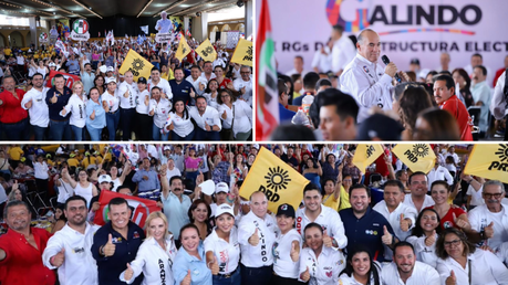 Enrique Galindo Ceballos une fuerzas con PRI, PAN y PRD en defensa de la democracia potosina