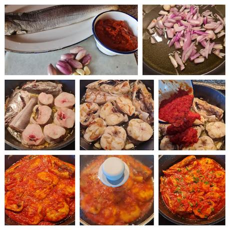 Pescadilla Pescadilla en salsa de tomate