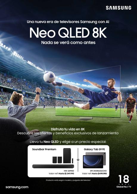 Nada se verá como antes: Aprovecha las ofertas de lanzamiento de Neo QLED 8K y revoluciona tu experiencia deportiva NEOQLED8K_GENERICO_LAUNCH