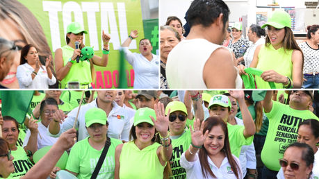 Ruth González se compromete a duplicar los programas sociales en San Luis Potosí