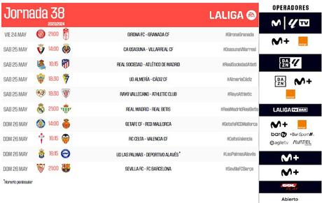 LaLiga cambia el horario del Sevilla - Barcelona
