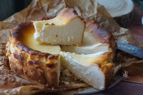 Tarta de queso La Viña en horno y freidora de aire Tarta de queso La Viña en horno y freidora de aire