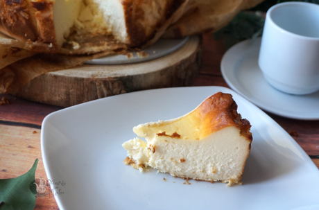 Tarta de queso La Viña en horno y freidora de aire Tarta de queso La Viña en horno y freidora de aire