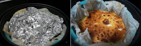 Tarta de queso La Viña en horno y freidora de aire Tarta de queso La Viña en horno y freidora de aire