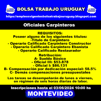 Oficiales Carpinteros Oficiales Carpinteros