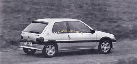 Peugeot 106 presentado en el año 1991 en Francia