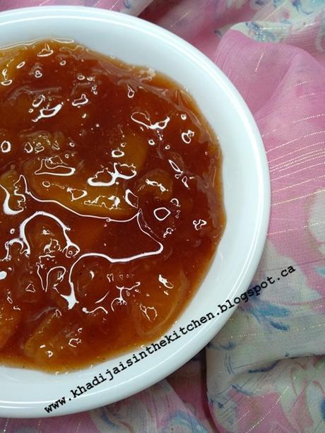 CONFITURE DE PÊCHES / PEACH JAM / MERMELADA DE MELOCOTONE / مربى الخوخ