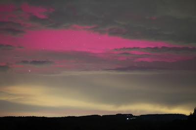 La historia detrás de una foto de Auroras Boreales en Galicia