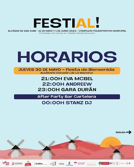 Horarios Festial! 30 de Mayo Horarios Festial! 30 de Mayo