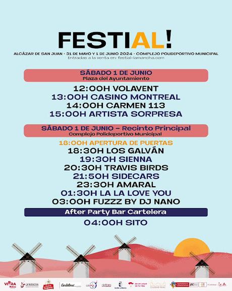 Horarios Festial! 1 de Junio Horarios Festial! 1 de Junio