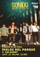 Concierto de Ídolos del Parque y Volavent en Café la Palma