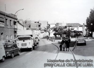 Calle Cruz de Luisa en 1980